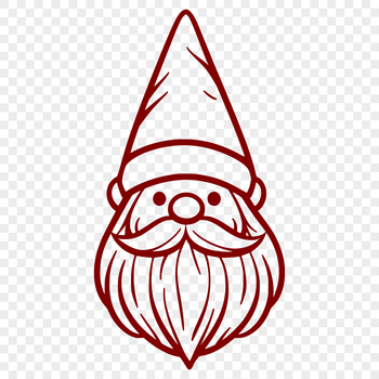 A mythical creature's head from mythology with features similar to a dwarf or gonk.