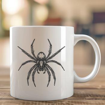 Unique Spider SVG, PNG, PDF And DXF Files