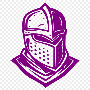 A medieval-style knight with armor and helmet, suitable for vector art designs.