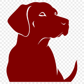 A high-quality illustration of a friendly Labrador Retriever in vector format.