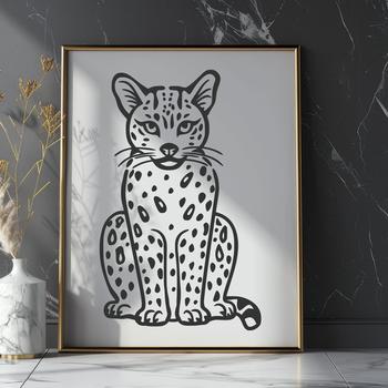 Stunning Big Cat - Laser Engraver PDF