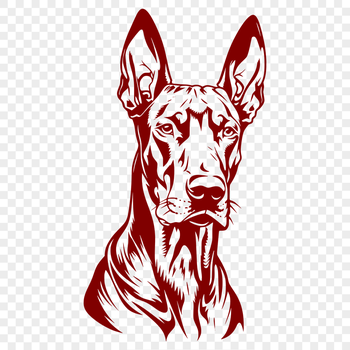 Free Stunning Doberman Pinscher Artwork