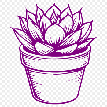 Beautiful Plant - Glowforge SVG