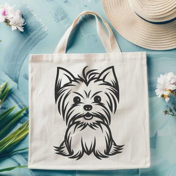 Free Unique Yorkshire Terrier Vector Image