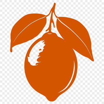 A high-quality illustration of a lemon, suitable for graphic design and crafting purposes.