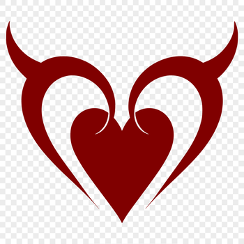A simple heart shape designed as vector art for various uses.