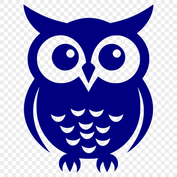 A detailed illustration of a small owl with big eyes and soft feathers, suitable as vector art for various design projects.