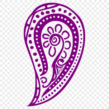 A classic ornate paisley design in vector format.