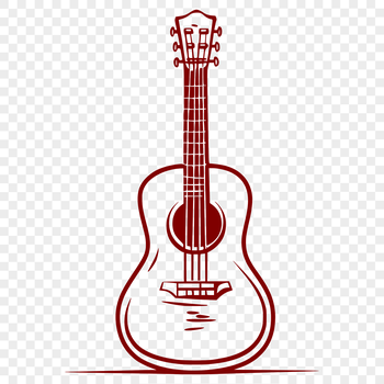 Guitar illustration in vector format.