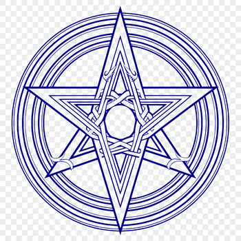 Pentagram SVG, PNG, PDF And DXF Files