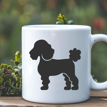 Creative Standing Poodle - SVG