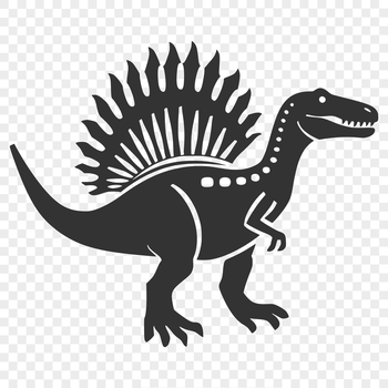 An SVG vector art design of a dinosaurs, suitable for various applications including craft cutting machines.