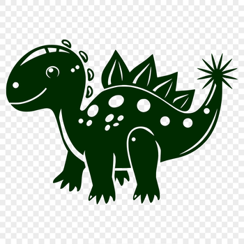A full-body illustration of a prehistoric baby dino.