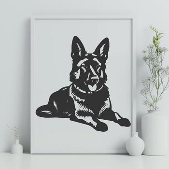 Beautiful German Shepherd PNG