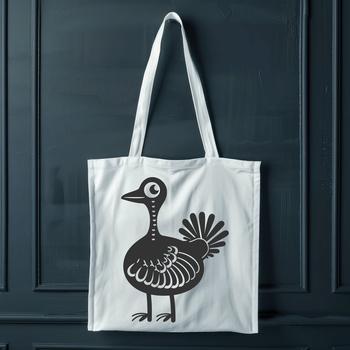 A detailed illustration of a farm animal turkey from the side, suitable for various digital applications.
