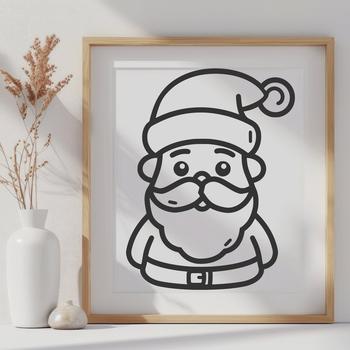 Free Unique Santa Drawing