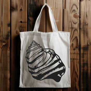 Illustrative seashell design suitable for vector art projects.
