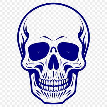 A detailed illustration of a witch's spellbook with a gothic skull design on the cover.