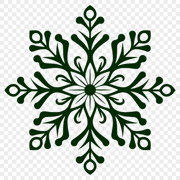 Artistic Snowflake - Sublimation SVG