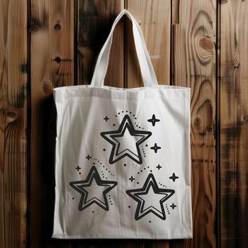 A 2D star symbol in a simple geometric shape, created as vector art.