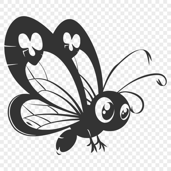 A colorful butterfly in mid-flight, its delicate wings spread wide.