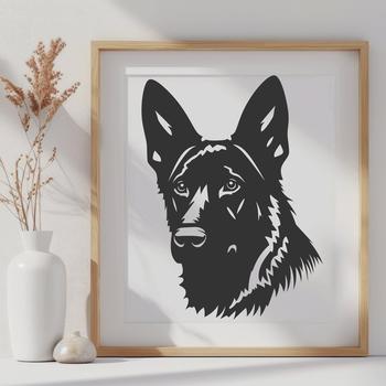 Stunning German Shepherd - For Sublimation Project