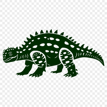 Free Creative Dinosaur Stencil