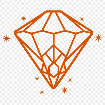 A geometric shape with sharp edges and pointed corners, represented as a vector graphic.
