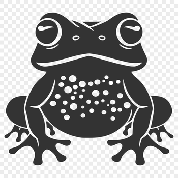 Artistic Frog SVG, PNG, PDF And DXF Files