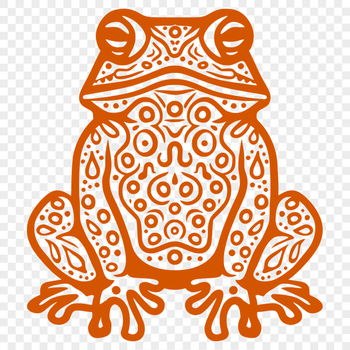 Ornate Toad - For Laser Cutter Project