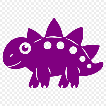 A detailed illustration of a prehistoric baby dinosaur standing on its hind legs.