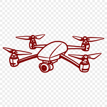 Creative Drone Vector Illustration