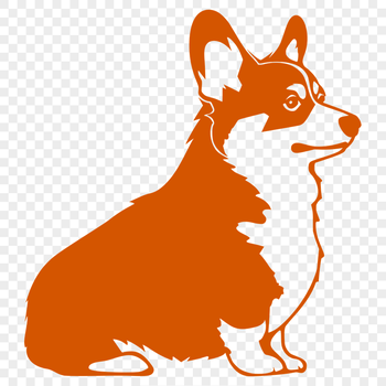 Free Corgi Stencil