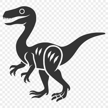 A prehistoric dinosaur illustration in vector format.