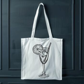 A high-quality vector image of a cocktail in a glass, ideal for digital design and crafting projects.