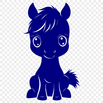 A vector illustration of a horse in various poses, suitable for commercial and personal projects.