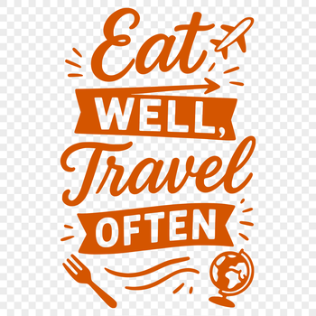 A collection of inspiring vacation quotes in vector format.