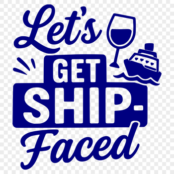 Cruise vacation quotes in vector design format for digital use.