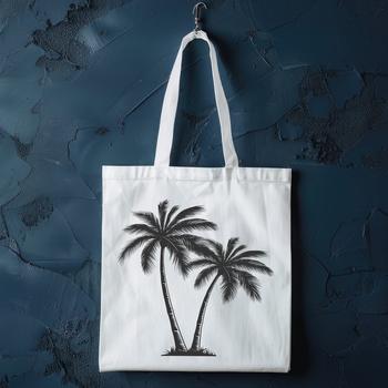 A stylized illustration of a palm tree, ideal for crafting and DIY projects.