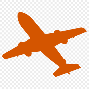 A single-engine propeller-driven airplane in a simplified outline style.