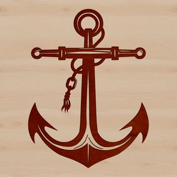 A set of anchor icons in vector format, suitable for nautical themes and designs.
