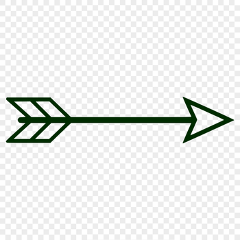 SVG arrow for vector design in Illustrator