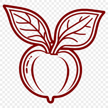 Radish vegetable icon for commercial or personal use in various designs.