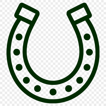 SVG horse shoe vector for commercial use and Cricut projects