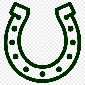 Free downloadable horse shoe SVG file for laser engraving