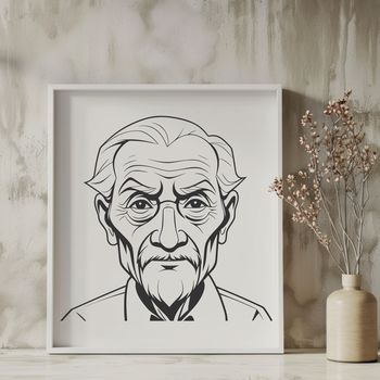 A simple vector illustration of a male figure, suitable for digital design projects.