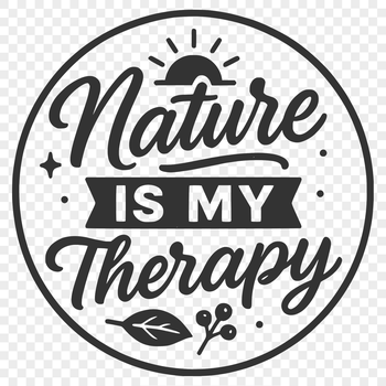 A collection of inspirational quotes about nature in a modern vector design.