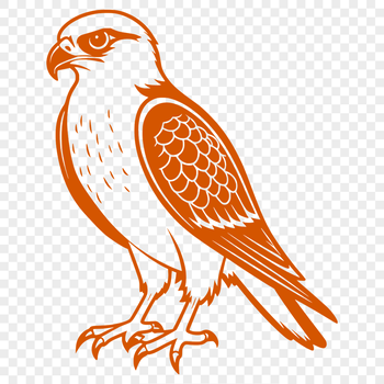 A high-resolution SVG graphic of a sleek Falcon silhouette.