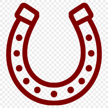 SVG horse shoe design for laser engraving