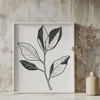 A detailed SVG illustration of a single green leaf with veins, suitable for vector art and graphic design projects.